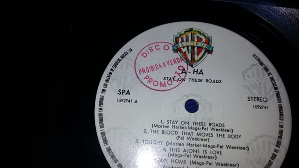 a-ha - Stay On These Roads | Warner Bros. Records (1592741) - 2 a-ha - Stay On These Roads | Warner Bros. Records (1592741) - 2