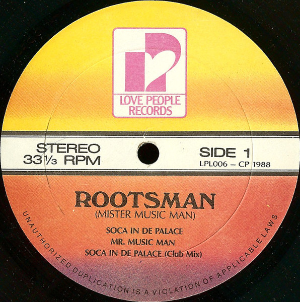 Rootsman - Mister Music Man | Love People Records (LPL 006) - 3 Rootsman - Mister Music Man | Love People Records (LPL 006) - 3