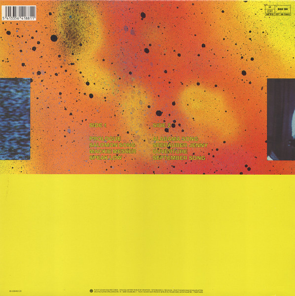 The Young Gods - The Young Gods Play Kurt Weill | Play It Again Sam Records (BIAS 188) - 2 The Young Gods - The Young Gods Play Kurt Weill | Play It Again Sam Records (BIAS 188) - 2