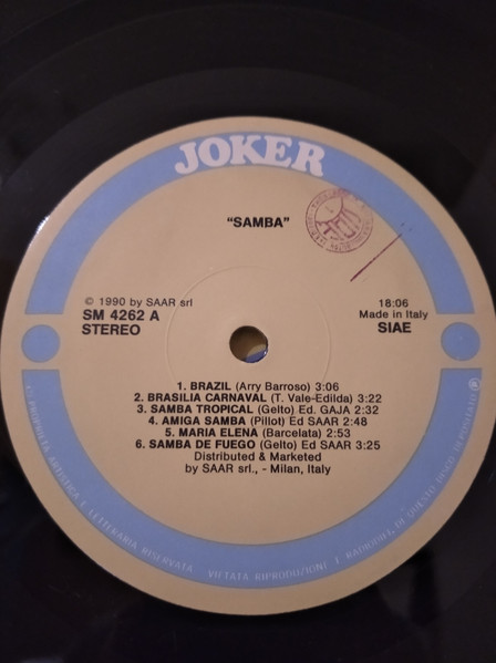 El Grupo De Bahia - Samba | International Joker Production (SM 4262) - 2 El Grupo De Bahia - Samba | International Joker Production (SM 4262) - 2