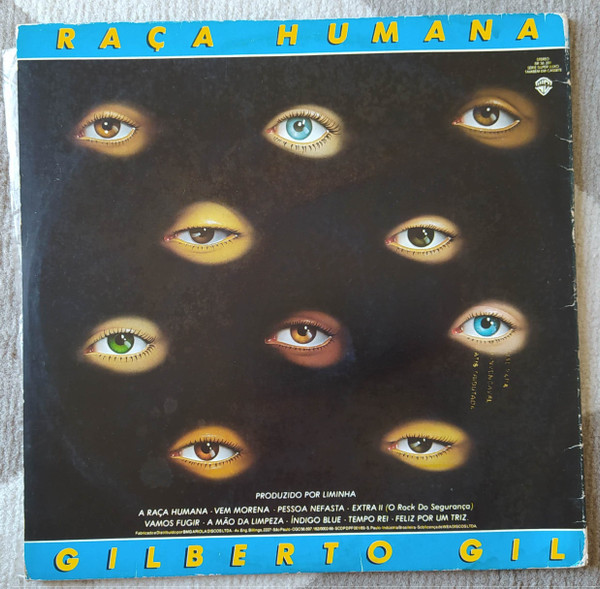Gilberto Gil - Raça Humana | Warner Bros. Records (610.6011) - 2