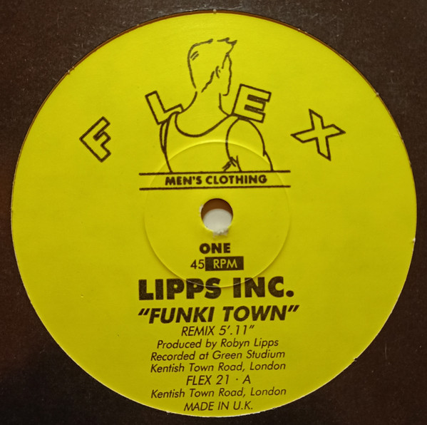 Lipps, Inc. - Funki Town (Remix) / The 2nd Day Of The Triffids | FLEX - Men's Clothing (FLEX 21)