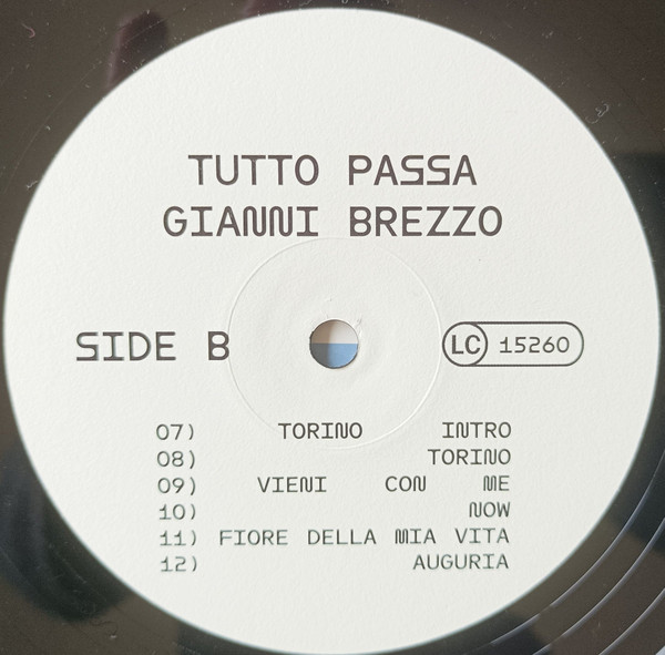 Gianni Brezzo - Tutto Passa | Jakarta Records (176) - 3