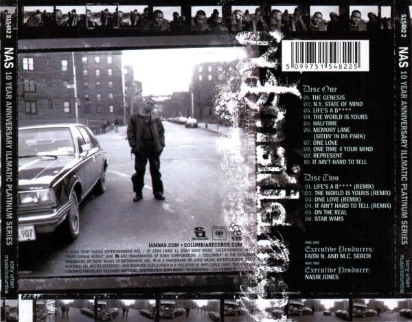 Nas - 10 Year Anniversary Illmatic Platinum Series | Columbia (COL 515482 2) - 2