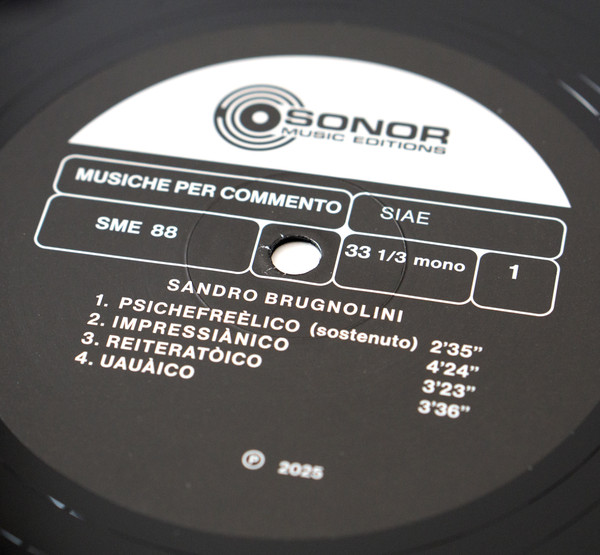 Sandro Brugnolini - Underground | Sonor Music Editions (SME 88) - 3 Sandro Brugnolini - Underground | Sonor Music Editions (SME 88) - 3