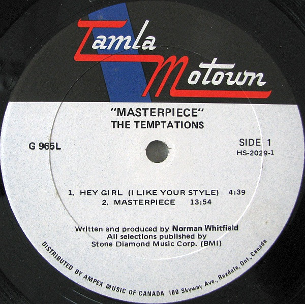 The Temptations - Masterpiece | Tamla Motown (G 965L) - 3 The Temptations - Masterpiece | Tamla Motown (G 965L) - 3