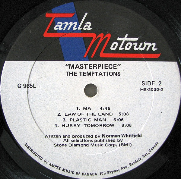 The Temptations - Masterpiece | Tamla Motown (G 965L) - 4 The Temptations - Masterpiece | Tamla Motown (G 965L) - 4