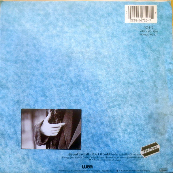 Ian McCulloch - Proud To Fall | WEA (YZ 417) - 2