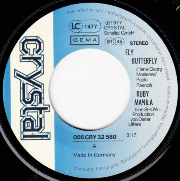 Ruby Manila - Fly Butterfly | Crystal (006 CRY 32 580) - 3