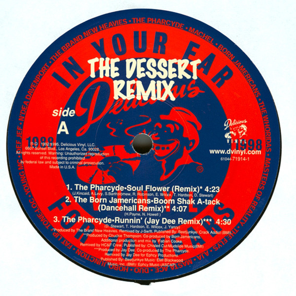 The Pharcyde / Born Jamericans - The Dessert Remix | Delicious Vinyl (61044-71914-1)