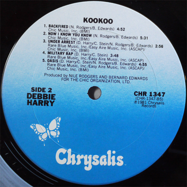 Deborah Harry - KooKoo | Chrysalis (CHR 1347) - 4 Deborah Harry - KooKoo | Chrysalis (CHR 1347) - 4