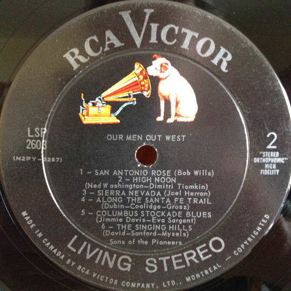 The Sons Of The Pioneers - Our Men Out West | RCA Victor (LSP-2603) - 4 The Sons Of The Pioneers - Our Men Out West | RCA Victor (LSP-2603) - 4