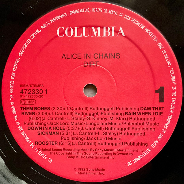 Alice In Chains - Dirt | Columbia (472330 1) - 3