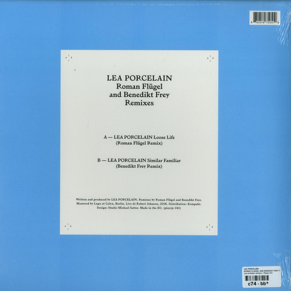 Lea Porcelain - Roman Flügel And Benedikt Frey Remixes | Live At Robert Johnson (playrjc 041) - 2 Lea Porcelain - Roman Flügel And Benedikt Frey Remixes | Live At Robert Johnson (playrjc 041) - 2