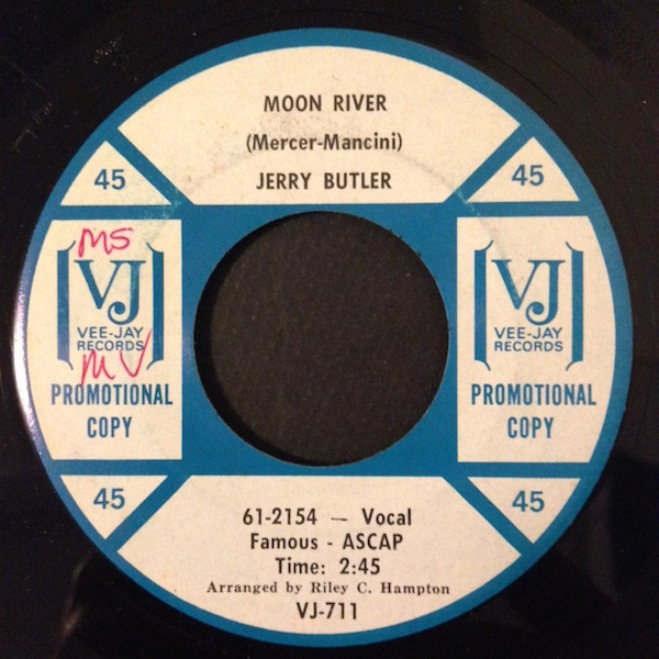 Jerry Butler - Moon River / Make It Easy On Yourself | Vee Jay Records (VJ-711) - main