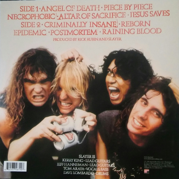 Slayer - Reign In Blood | American Recordings (B0018853-01) - 2 Slayer - Reign In Blood | American Recordings (B0018853-01) - 2
