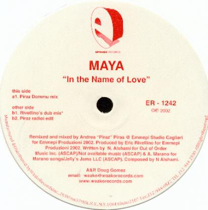 In The Name Of Love