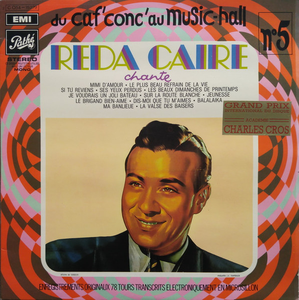 Reda Caire - Reda Caire Chante | Pathé (2C 054 - 15279) - main Reda Caire - Reda Caire Chante | Pathé (2C 054 - 15279) - main