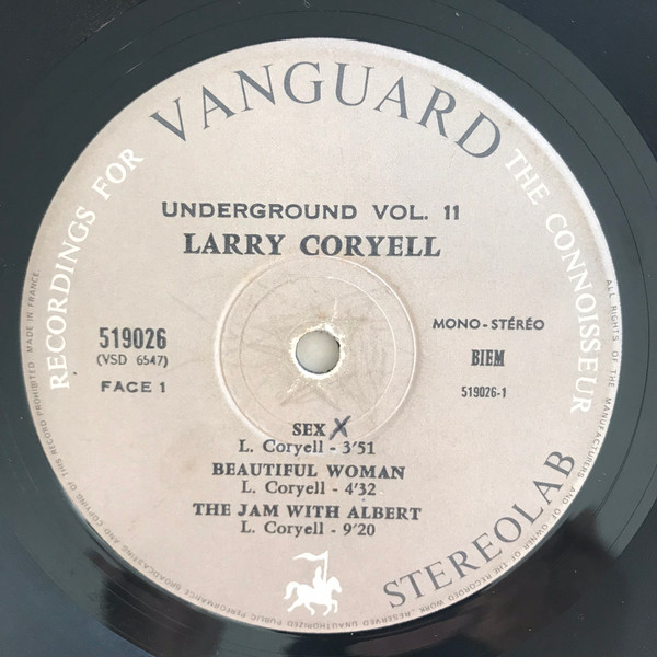 Larry Coryell - Coryell | Vanguard (519 026) - 3 Larry Coryell - Coryell | Vanguard (519 026) - 3