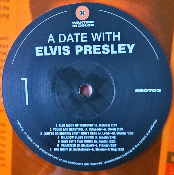 Elvis Presley - A Date With Elvis | WaxTime In Color (950703) - 3 Elvis Presley - A Date With Elvis | WaxTime In Color (950703) - 3
