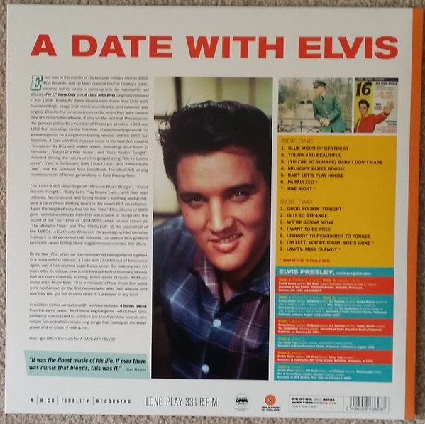 Elvis Presley - A Date With Elvis | WaxTime In Color (950703) - 2 Elvis Presley - A Date With Elvis | WaxTime In Color (950703) - 2