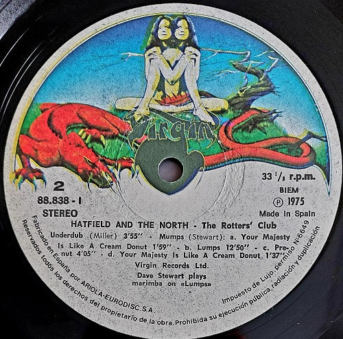 Hatfield And The North - The Rotters' Club - Vinilo | Virgin (88.838-I) - 4