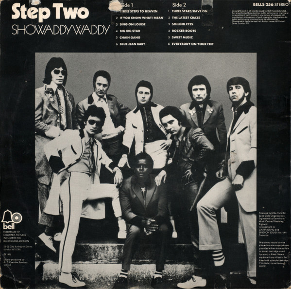 Showaddywaddy - Step Two | Bell Records (BELLS 256) - 2