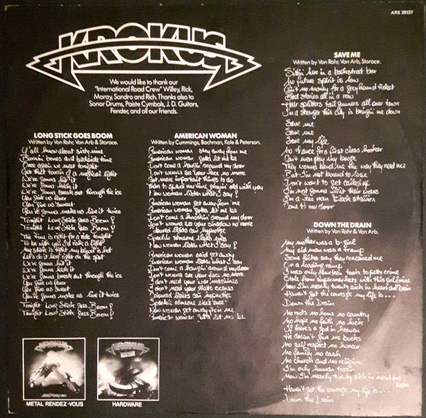 Krokus - One Vice At A Time | Arista (ARS 39137) - 3 Krokus - One Vice At A Time | Arista (ARS 39137) - 3