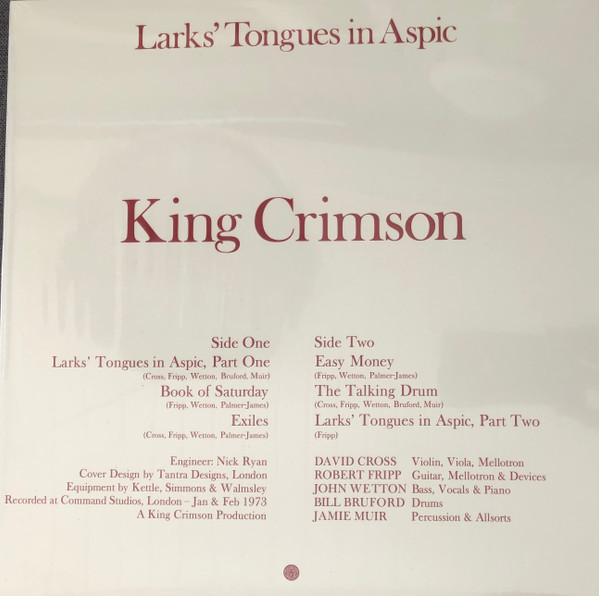 King Crimson - Larks' Tongues In Aspic | Discipline Global Mobile (none) - 2