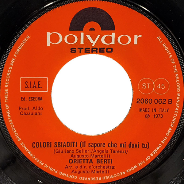 Orietta Berti - Noi Due Insieme | Polydor (2060 062) - 4