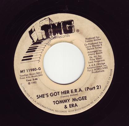 Tommy McGee - She's Got Her E.R.A. | TMG Records (MT 11980 - G) - 2