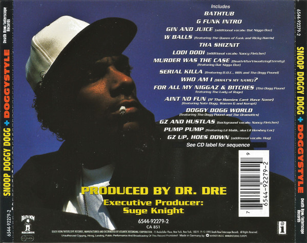 Snoop Dogg - Doggystyle | Death Row Records (6544-92279-2) - 2