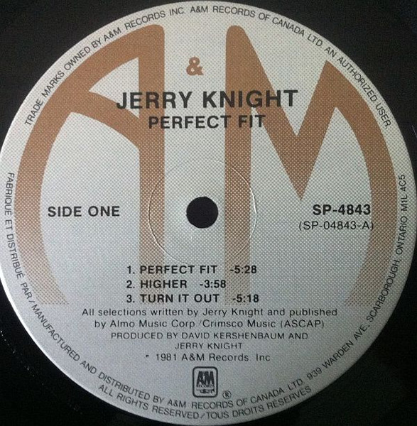 Jerry Knight - Perfect Fit | A&M Records (SP-4843) - 2 Jerry Knight - Perfect Fit | A&M Records (SP-4843) - 2