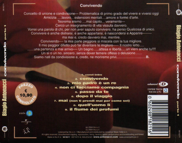 Biagio Antonacci - Convivendo (Parte 1) | Iris (9818211) - 2