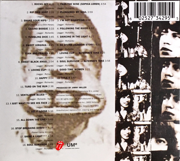 The Rolling Stones - Exile On Main St (2CD - Deluxe Edition) [CD] | Rolling Stones Records (B001413002) - 2