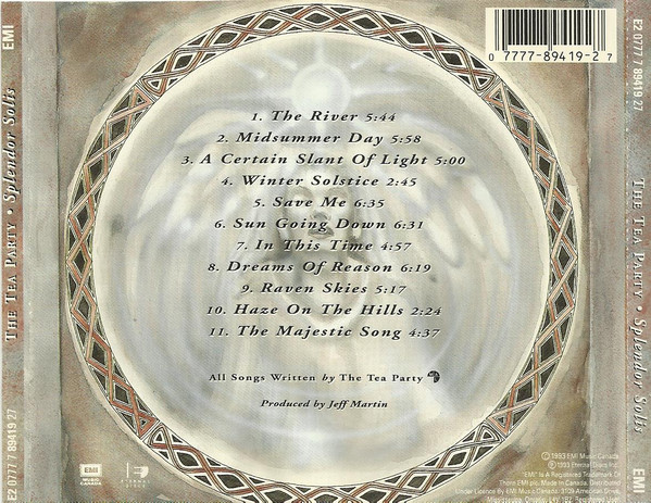 The Tea Party - Splendor Solis [CD] | EMI Music Canada (E2 89419) - 2