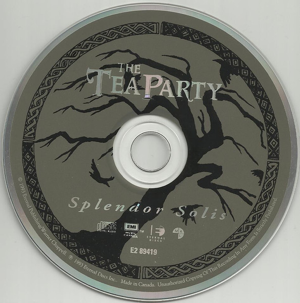 The Tea Party - Splendor Solis [CD] | EMI Music Canada (E2 89419) - 3