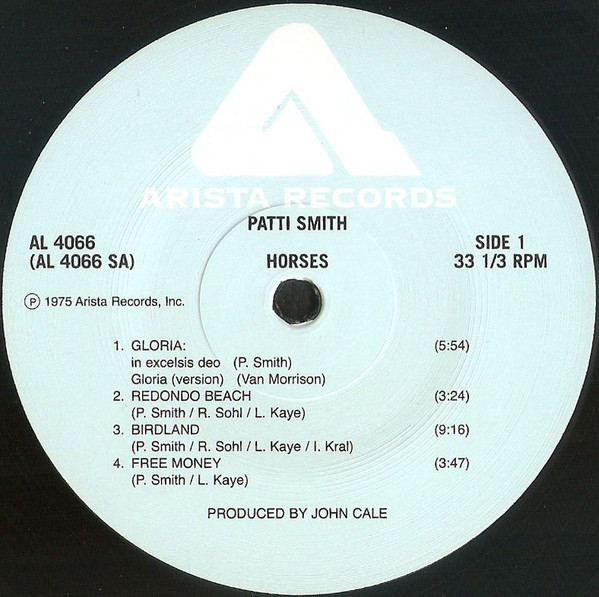 Patti Smith - Horses | Arista (AL 4066) - 3