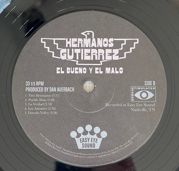 Hermanos Gutiérrez - El Bueno Y El Malo | Easy Eye Sound (EES-027) - 2