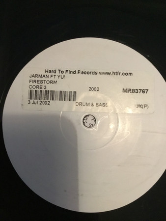 Chris Jarman - Firestorm / Fear Of Fours | Core Productions (EROC 003)
