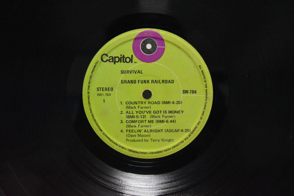 Grand Funk Railroad - Survival | Capitol Records (SW-764) - 3