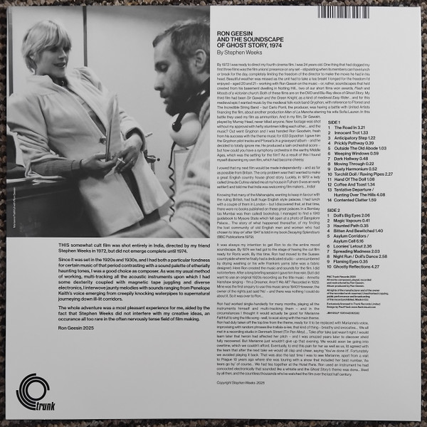 Ron Geesin - Ghost Story | Trunk Records (JBH109LP) - 2