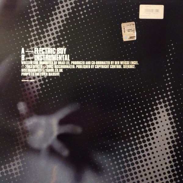 Discordinated - Electric Boy | Seeker (Seek 002) - 2 Discordinated - Electric Boy | Seeker (Seek 002) - 2
