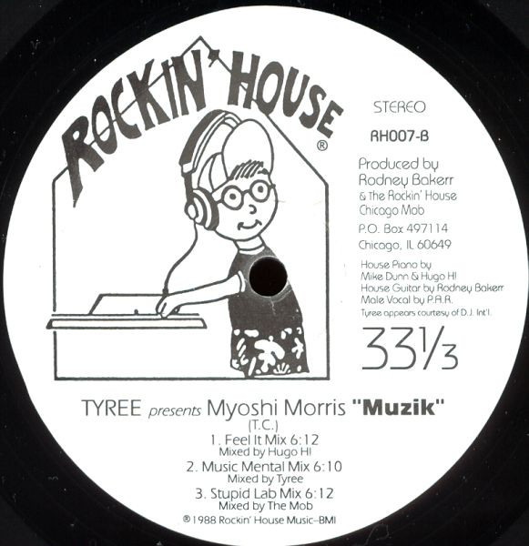 Tyree Cooper Presents Myoshi Morris - Muzik | Rockin' House (RH007) - 2 Tyree Cooper Presents Myoshi Morris - Muzik | Rockin' House (RH007) - 2