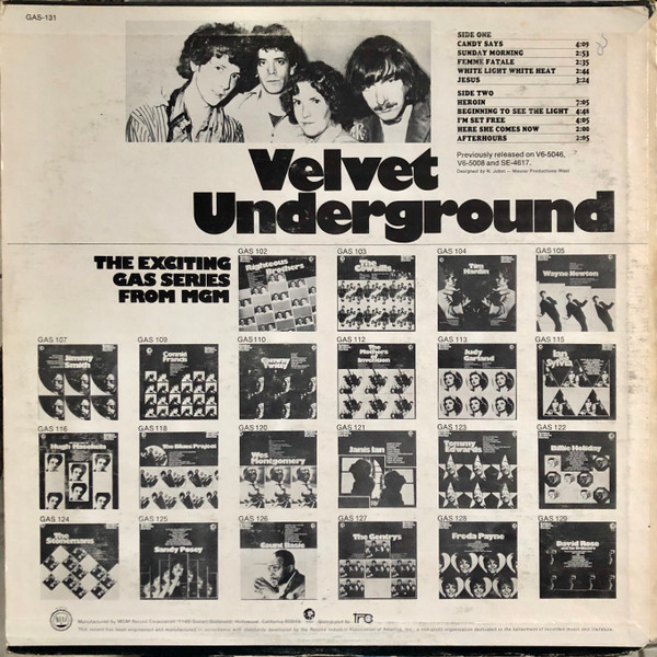 The Velvet Underground - Velvet Underground | MGM Records (GAS-131) - 2 The Velvet Underground - Velvet Underground | MGM Records (GAS-131) - 2