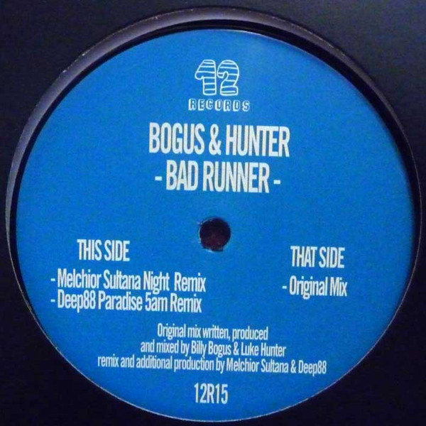 Billy Bogus & Luke Hunter - Bad Runner | 12Records (12R15) - main