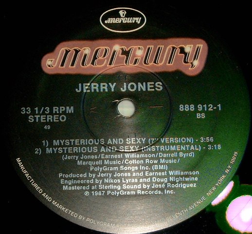 Jerry Jones - Mysterious And Sexy | Mercury (888 912-1) - 2 Jerry Jones - Mysterious And Sexy | Mercury (888 912-1) - 2