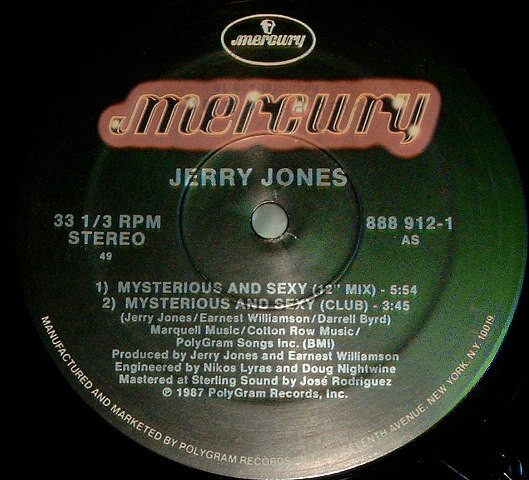 Jerry Jones - Mysterious And Sexy | Mercury (888 912-1)