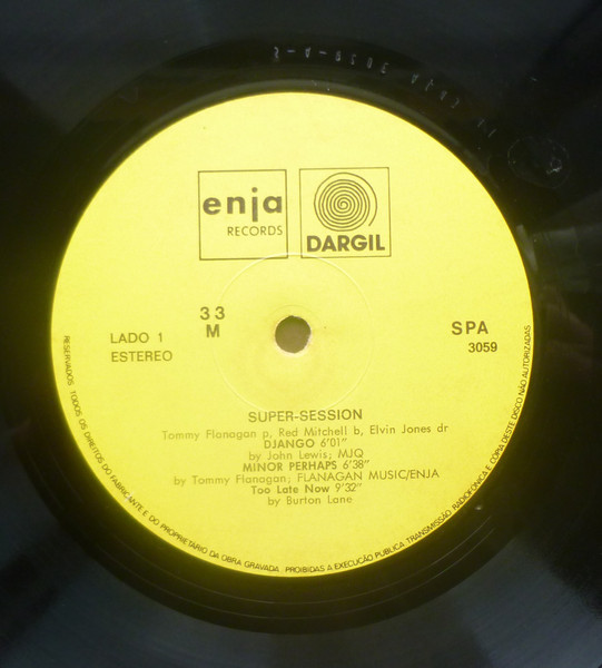 Tommy Flanagan , Red Mitchell , Elvin Jones - Super-Session | Enja Records (3059) - 3