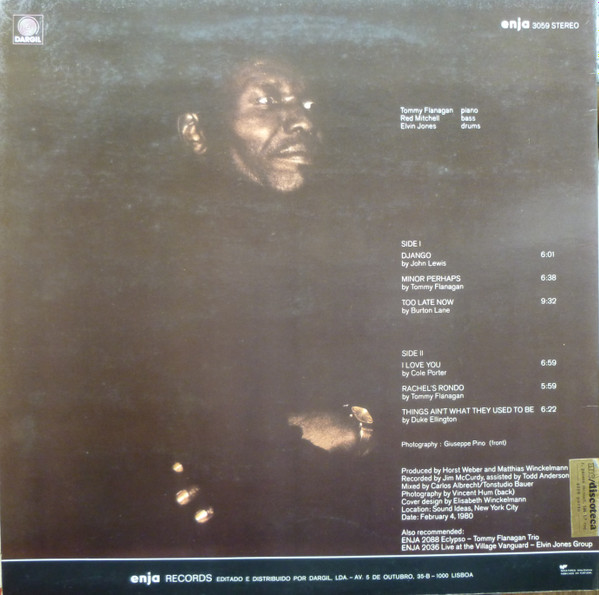 Tommy Flanagan , Red Mitchell , Elvin Jones - Super-Session | Enja Records (3059) - 2